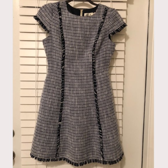 Houndstooth Work Dress